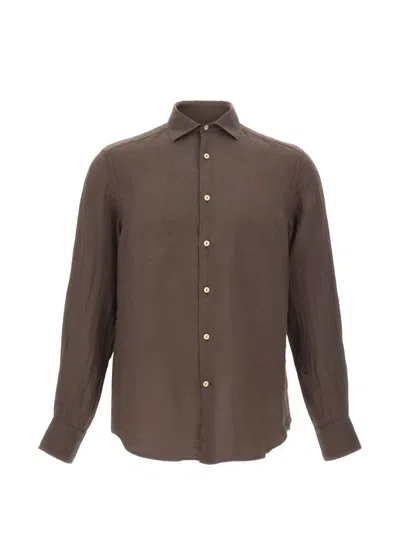 Mc2 Saint Barth Raphael Long-sleeve Buttoned Shirt In Green