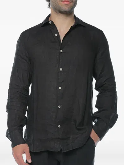 Mc2 Saint Barth Pamplona Shirt In Black