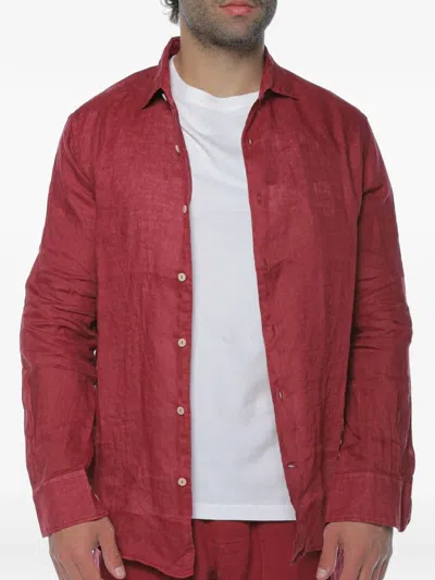 Mc2 Saint Barth Pamplona Shirt In Burgundy