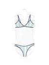 Mc2 Saint Barth Panamy Striped-pattern Bikini In Multi