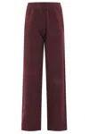 Mc2 Saint Barth Pant In Fleece In Burgundy