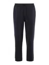 Mc2 Saint Barth Drawstring-waist Trousers In Dark Blue