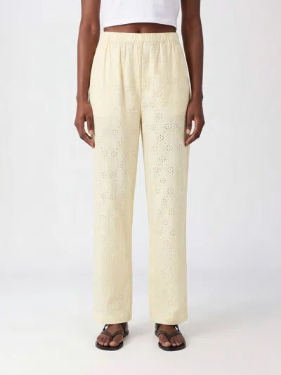Mc2 Saint Barth Pants Woman In Yellow