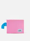 Mc2 Saint Barth Pareasy Pink Crinkle Pochette In Pink