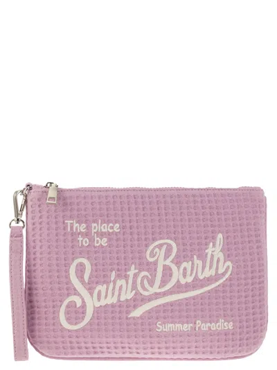 Mc2 Saint Barth Parisienne - Clutch Bag With Wrist Loop In Pink