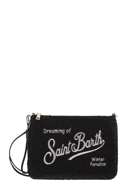 Mc2 Saint Barth Parisienne - Fabric Clutch Bag In Black