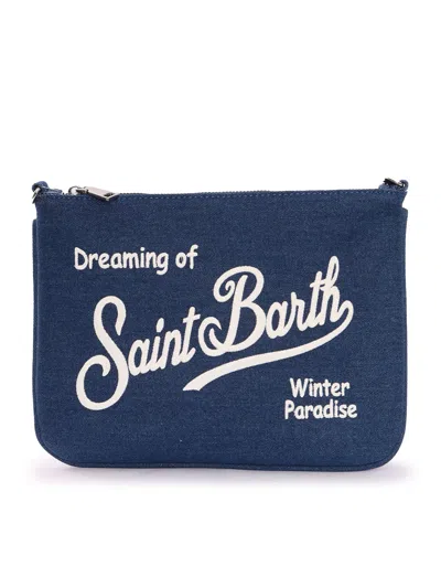 Mc2 Saint Barth Kids'  Parisienne Denim-denim Emb In Blue