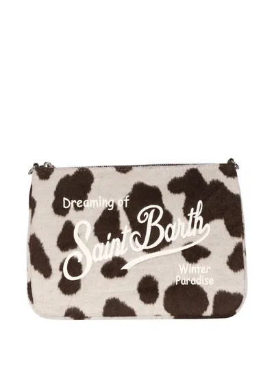 Mc2 Saint Barth Parisienne Mini Shoulder Bag In Neutral