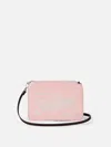 Mc2 Saint Barth Parisienne Pink Knit Boucle Cross-body Pouch Bag In Pink
