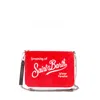 Mc2 Saint Barth Red Corduroy Cross-body Bag In Red