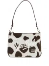 Mc2 Saint Barth Parisienne Shoulder Bag In Animal Print