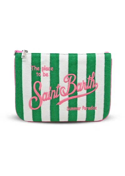 Mc2 Saint Barth Parisienne Sponge Terry Stripes Pouch