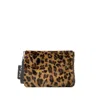 Mc2 Saint Barth Animalier Print Wooly Cross-body Bag In Brown