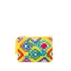 Mc2 Saint Barth Crochet-cotton Tassel Clutch Bag In Yellow