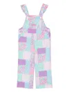 Mc2 Saint Barth Patchwork Pattern Print Jumpsuit In 00550f Cotton Bon Ton Patch