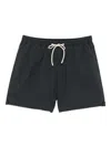 Mc2 Saint Barth Patmos Drawstring Swim Shorts In Black