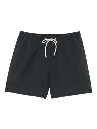 Mc2 Saint Barth Patmos Drawstring Swim Shorts In Black