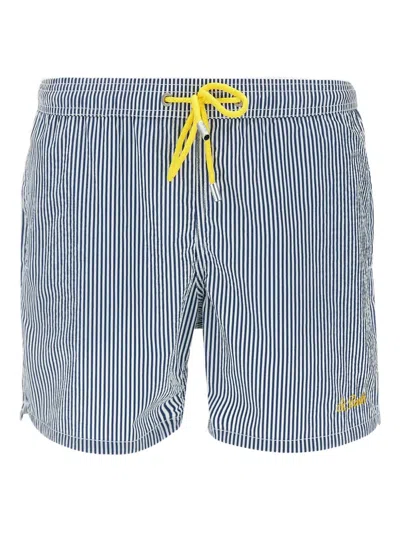 Mc2 Saint Barth Patmos Swim Shorts In Blue