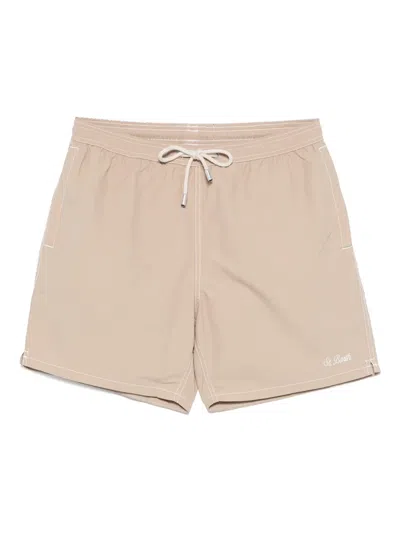 Mc2 Saint Barth Patmos Swims Shorts In Neutral