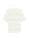 Mc2 Saint Barth Patterned Knitted Top In Multi