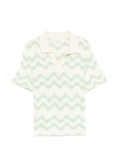 Mc2 Saint Barth Kids' Patterned Knitted Top In Multi