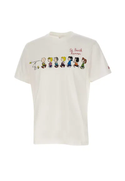 Mc2 Saint Barth X Peanuts Cartoon-print T-shirt In White