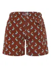 Mc2 Saint Barth Pelican-print Swim Shorts