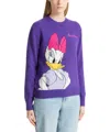 Mc2 Saint Barth New Queen Permalosa Sweater In Wool Blend In Violet
