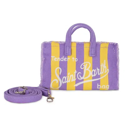 Mc2 Saint Barth Phone Bag Stripes Pop Yellow/purple