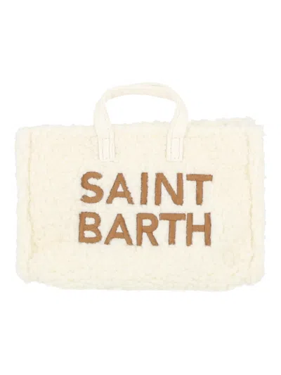 Mc2 Saint Barth Phone Bag Teddy-logo 10 Emb In White
