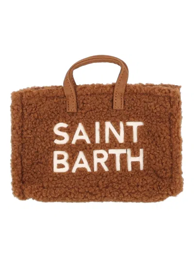 Mc2 Saint Barth Phone Bag Teddy-logo 18 Emb In Beige