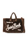 Mc2 Saint Barth Phone Shoulder Bag In Brown