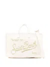 Mc2 Saint Barth Phone Shoulder Bag In White