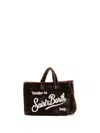 Mc2 Saint Barth Phone Tote Bag In Brown