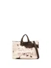 Mc2 Saint Barth Phone Tote Bag In Neutral