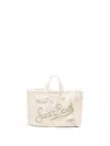 Mc2 Saint Barth Phone Tote Bag In White