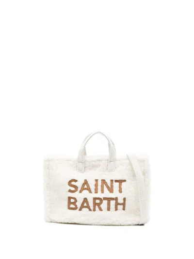 Mc2 Saint Barth Phone Tote Bag In White