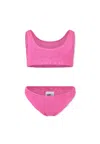 Mc2 Saint Barth Pink Bikini For Girl In Pink