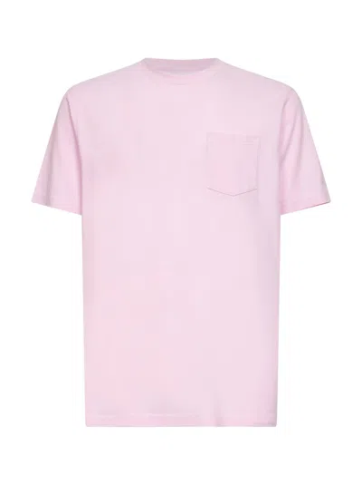 Mc2 Saint Barth Pink Stretch Cotton Pique Bakewell T-shirt