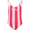 MC2 SAINT BARTH PINK SWIMSUIT FOR GIRL WITH LOGO