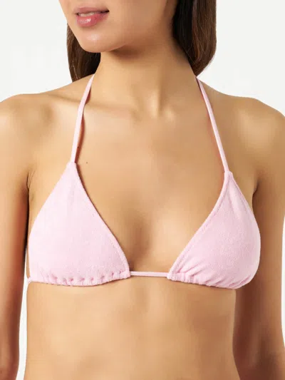MC2 SAINT BARTH PINK TERRY TRIANGLE