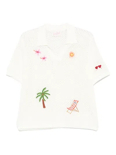 Mc2 Saint Barth Pixie-embroidered Top
