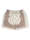 Mc2 Saint Barth Placed-print Drawstring Swim Shorts In Neutral