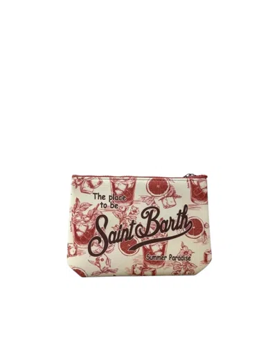 Mc2 Saint Barth Pochette Aline Americano Toile In Multi