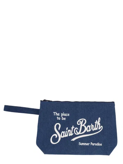 Mc2 Saint Barth Pochette "aline" In Blue