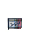 Mc2 Saint Barth Pochette Aline Effetto Lana Con Stampa Tartan