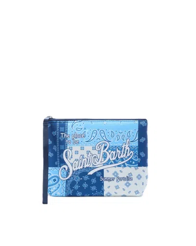 Mc2 Saint Barth Pochette Aline Foulard In Blue