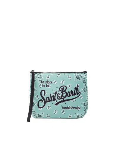 Mc2 Saint Barth Pochette Aline In Scuba Con Stampa Bandana In 01089h