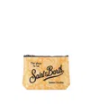 MC2 SAINT BARTH POCHETTE ALINE IN SCUBA CON STAMPA BANDANA GIALLA