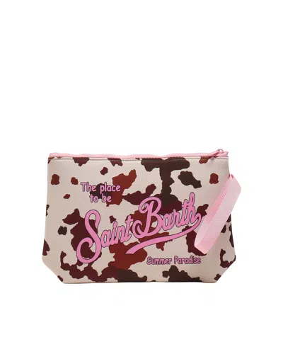 Mc2 Saint Barth Pochette Aline L Cow Skin In Multi